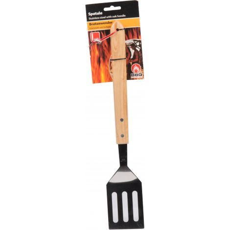 Grillspatel bbq bbq grill spatula Eichenstiel 41 cm