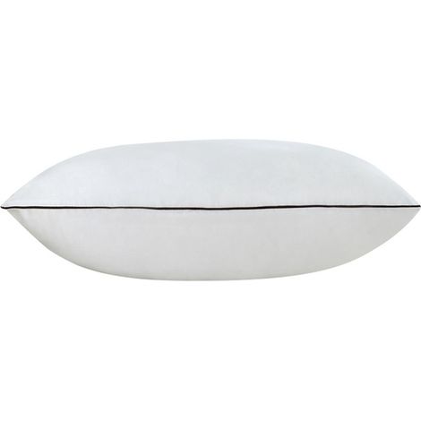 Oreiller confortable et moelleux offrant un bon soutien, garni de duvet, design ergonomique pour la maison et l'hôtel, tissu en coton doux pour la peau, ajustable.-AquaForge (1/5)