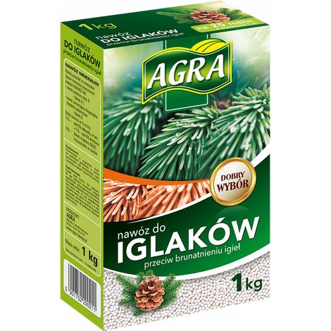 Agra-Dünger für Nadelbäume gegen Nadelbräunung, granuliert, 1 kg
