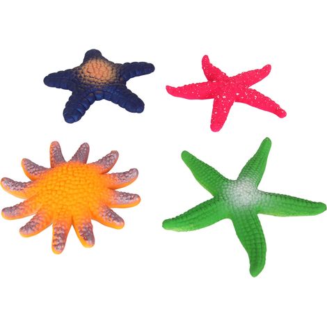 Lot de 4 animaux marins gonflables en EVA pour soulager le stress et stimuler la croissance. (1/5)