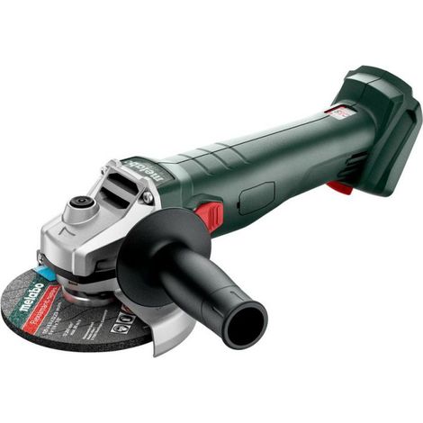 Metabo – Meuleuse d'angle sans fil 18V – Moteur Brushless – Diamètre disque 125 mm – Vitesse à vide 9000 tr/min – Profondeur de coupe 34 mm (1/10)
