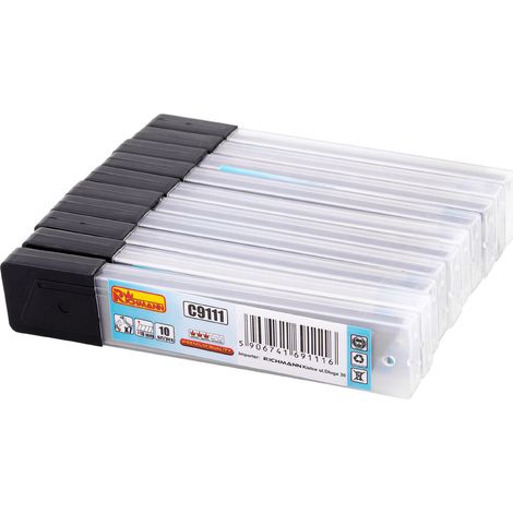Set mit 10 Richmann-Messerklingen des Modells C9111, 18 mm