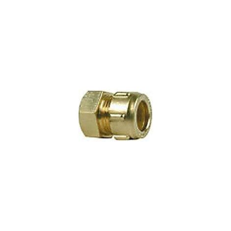 Conex Connecteur droit chrome 15x1/2'' laiton plomberie