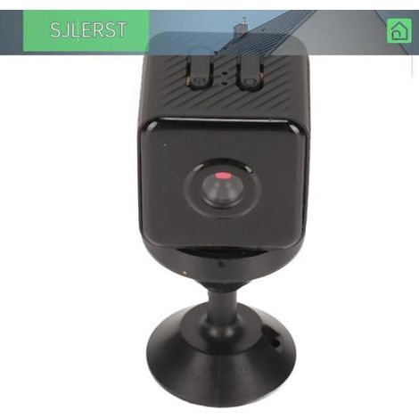 sjlerst caméra nounou Mini caméra de sécurité 1080P, grand Angle infrarouge, Vision nocturne, détection informatique peripherique (1/5)