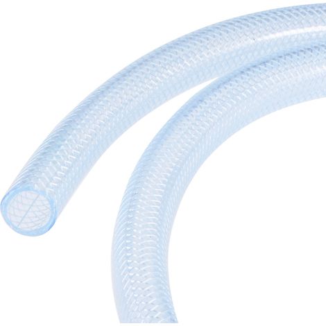 Tuyau PVC Tressé Renforcé Tube 19mm Diamètre Interne 1,5m Transparent Haute Pression pour Tuyau eau pour Irrigation de Jardin (1/4)