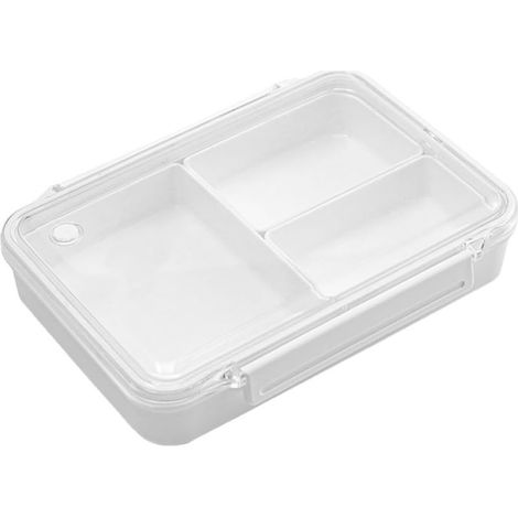 Boîte à bento 950 ml, compartiments en polypropylène, couvercle (1/5)