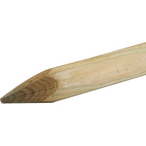 PALO TONDO CON PUNTA D.6CM H150CM IN PINO IMPREGNA