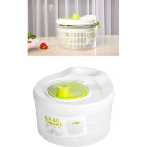 Essoreuse à salade multifonctionnelle en plastique pour salade, légumes et fruits, idéale pour la cuisine. (1/5)