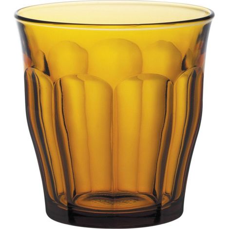 Verre Duralex PICARDIE AMBRE 310 ml orange - lot de 6