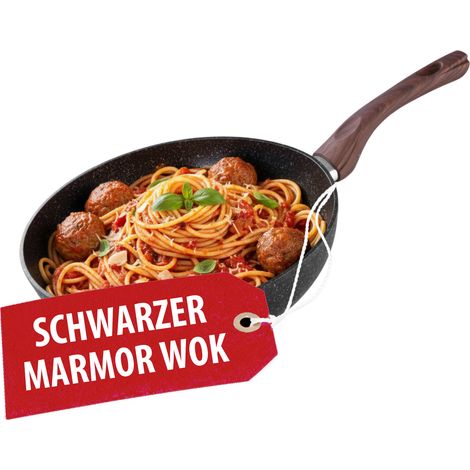 Wok Pfanne MagicHome Black Marble Line, 28 cm (1/5)