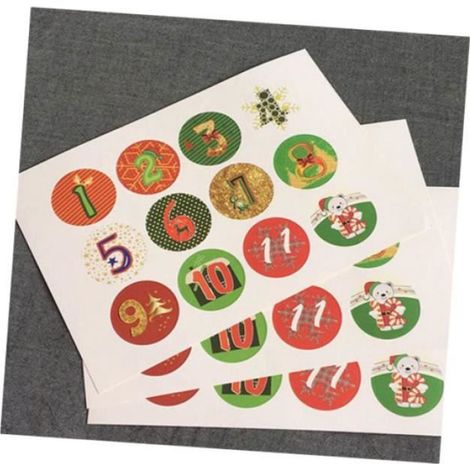 60 Feuilles d'autocollants de Noël, étiquettes autocollantes de Noël, stickers muraux décoratifs pour étiquetage de Noël (1/4)