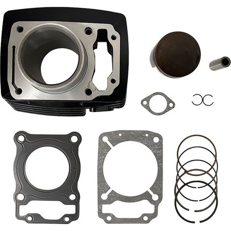 Kit cylindre moto compatible avec piston cylindre E03010068 Italika V200 2018-2024. (1/4)