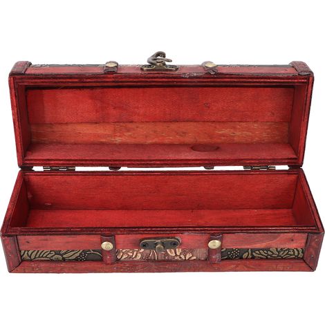 Boîte de Rangement à Bijoux en Bois avec Compartiments - Écrin pour Bracelets, Colliers et Boucles d'Oreilles (1/5)