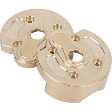 Lot de 2 boîtiers de portail extérieur en laiton massif, compatibles avec la voiture RC Axial Capra AXI232006. (1/5)