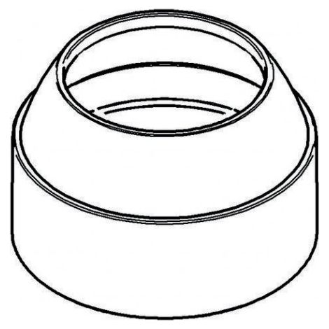 Couvercle rosace 44055926 Grohe EICHELBERG chromée Al Dente évier batteries GROHE (1/3)