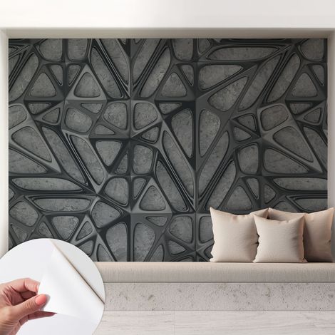 Carta da parati adesiva - fotomurale - facile da applicare - per la soggiorno - camera da letto - Motivi geometrici 208x146 cm (1/5)