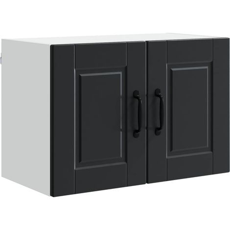 Maison Exclusive - Armadietto a muro PORTO Nero 60 x 31 x 40 cm Legno multistrato