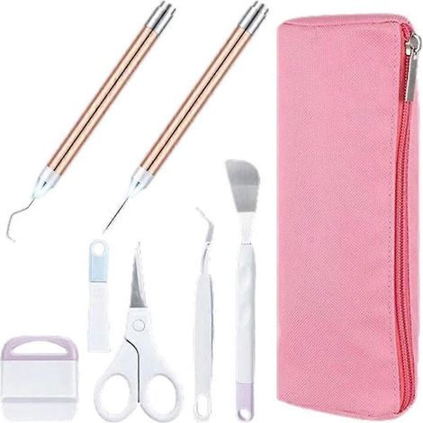 Ensemble d'outils de désherbage pour loisirs créatifs et accessoires pour traceur