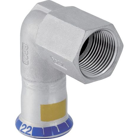 Geberit Mapress Edelstahl Übergangswinkel 90° mit Innengewinde (Gas), DN 12 / 15, 34144 (1/5)