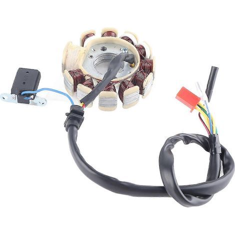Alternateur-magnéto à stator 11 pôles compatible avec moteur de scooter GY6 150 cm3 (1/5)