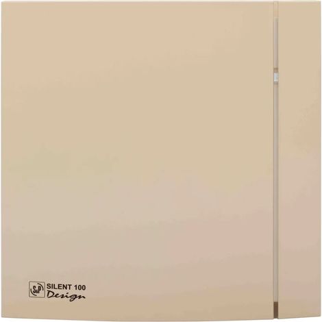 Aérateur design, 85 m3/h, façade ivory Swarovski, clapet anti-retour, D 100 mm S&P (UNELVENT) 403490 (1/3)