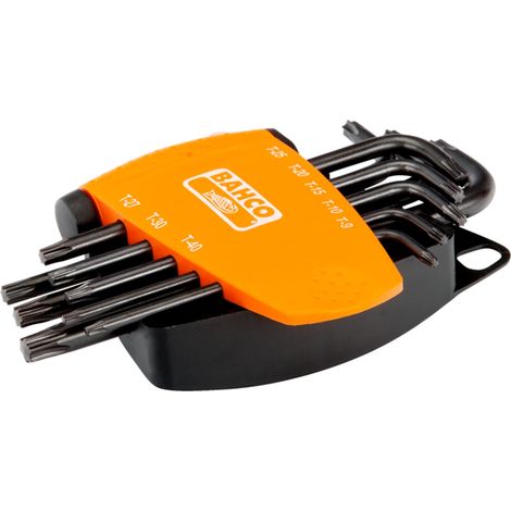 Bahco TORX Winkelschraubendreher-Satz, phosphatiert - 8-tlg. (1/3)