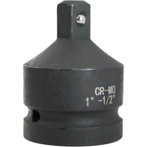 Adaptateur douille 1 vers 1/2, douille reducteur, cliquet réduction adapteur acier chrome - molybdène(CR-MO) (1 vers 1/2) (1/5)
