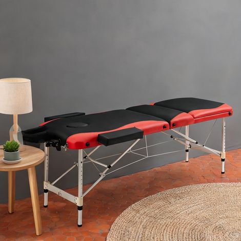 Table de massage portable pliable avec hauteur réglable 215 x 60 (1/5)