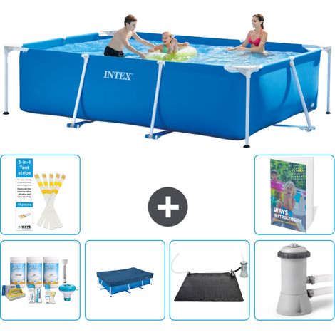 Rechteckiger Frame Pool - 300x200x75 cm - 7-teilig S110
