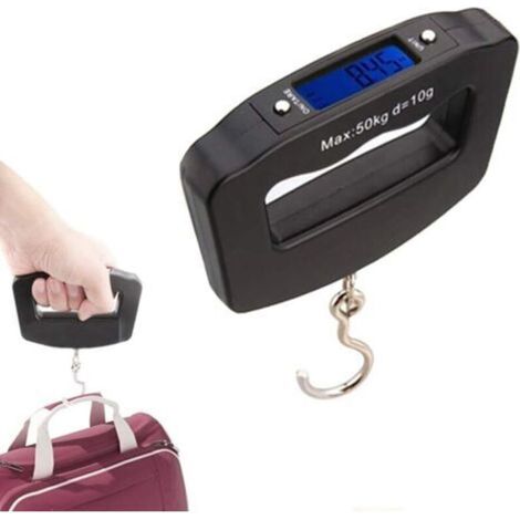 Mini Balance de Bagage Portable Balance numérique Balance Steelyard 110lb / 50kg (1/4)