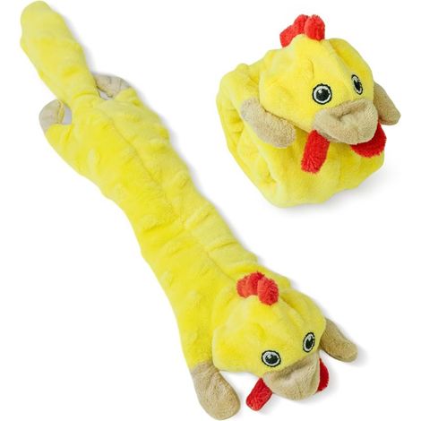 Un ensemble de jouets pour chiens en peluche à bulles qui couinent, adaptés à toutes les races de chiens. (1/5)