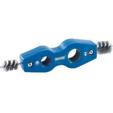 Brosse D'ébavurage - Nettoyage De Tuyaux 15 mm Et 22 mm - Pour Tubes Métalliques - 1 Pièce