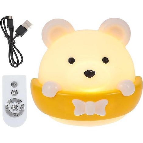 1 Stück bärenförmige Nachtlampe