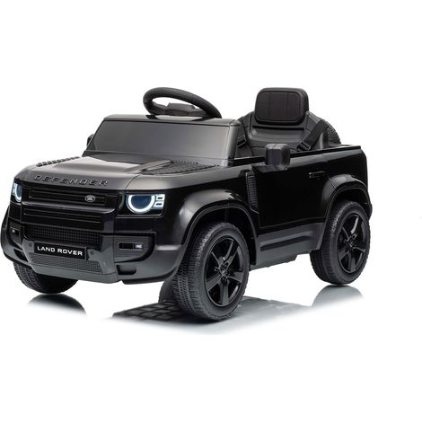 Macchina Elettrica per Bambini Licenza Land Rover Defender Small 12V con Telecomando Nero (1/5)