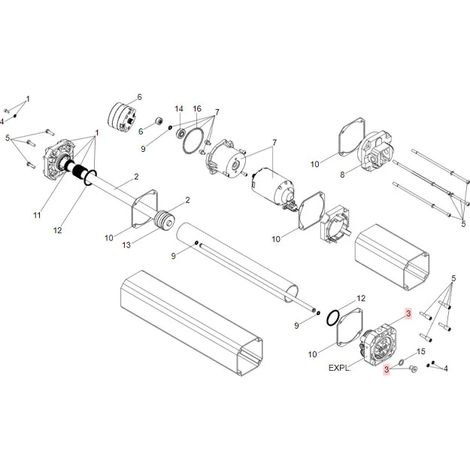 Flangia Distribuzione Per Motore S450H Cb Ricambio FAAC 63000676 (1/3)