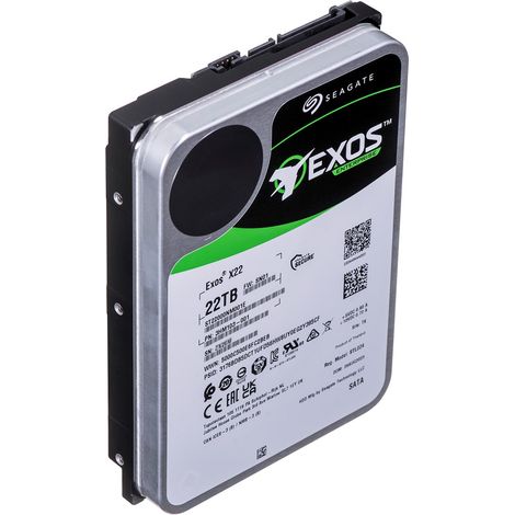 Seagate ST22000NM001E Exos X22 22TB, 512e/4Kn, SATA 6Gb/s (1/4)