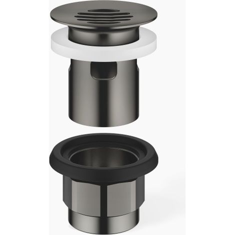 Crépine DO, numéro de série neutre, référence 10105970, 1 1/4 pouce, finition platine foncé brossée (1/5)