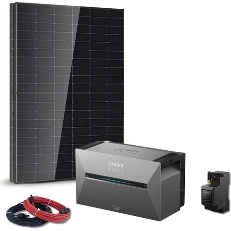 Kit solaire 910Wc DMEGC - Batterie Anker 2,68 kWh (1/5)