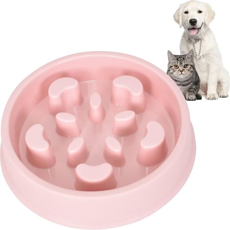 Fressnapf mit Anti-Fress-Funktion für Hunde und Katzen, rutschfester Fressnapf mit Anti-Fress-Funktion, geeignet für kleine, mittlere und große Rassen.