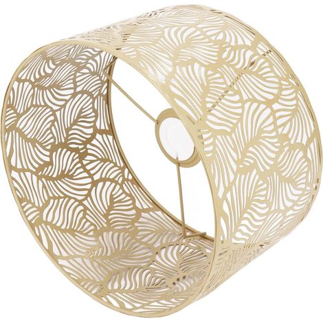 Lampshade Modern Simple Style Hollow Out Design Light Cover Home Decoration for E14 E27 Bulbs (Gold) (1/5)