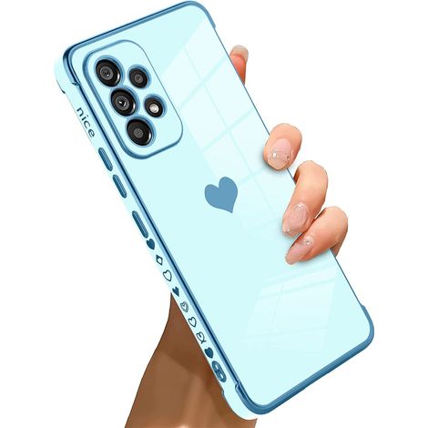 Schutzhülle für Samsung Galaxy A53 5G, Elektroherz, blau (1/5)