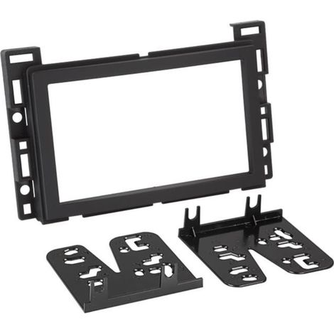 Facade autoradio 2DIN compatible avec Chevrolet Tahoe ap06 Hummer H2 ap07 Noir