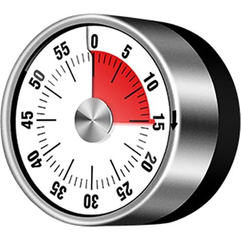 Mechanischer digitaler Timer, magnetischer Küchentimer, Küchentimer fürs Arbeitszimmer, Countdown-Timer, Wecker, Küchenzubehör, mechanischer Duschtimer fürs Arbeitszimmer