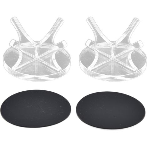 Support 2 balles de golf, stable et solide, support de présentation simple et transparent, 2 pièces (1/5)