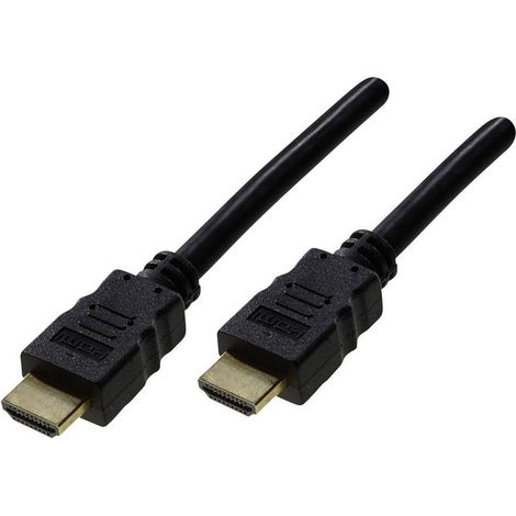 Schwaiger HDMI Cavo Spina HDMI-A, Spina HDMI-A 0.70 m Nero HDM0070043 UHD 4K,, contatti connettore dorati Cavo HDMI