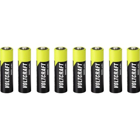 VOLTCRAFT Batteria ricaricabile Stilo (AA) NiMH 2650 mAh 1.2 V Pronto per l'uso 8 pz. (1/4)