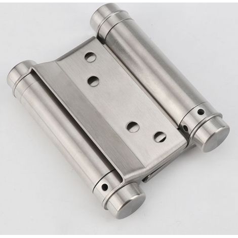 charnières de porte battante réglables à double action en pour comptoir de café-bar 1 paire 76 mm 3 pouces Acier Inoxydable (1/3)