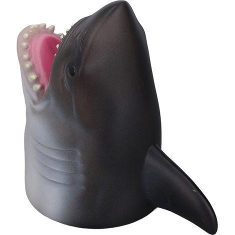 Lampe tactile en silicone arc-en-ciel requin 7 couleurs, veilleuse décorative pour chambre enfant, lampe changeante grise (sans piles) (1/5)