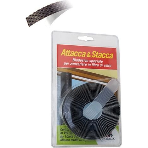 NASTRO BIADESIVO ATTACCA/STACCA 6,6M NERO