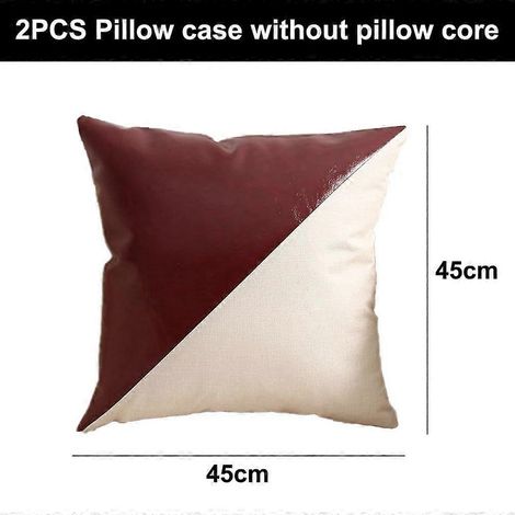 Lot de 2 housses de coussin modernes et simples pour canapé ou voiture (1/4)